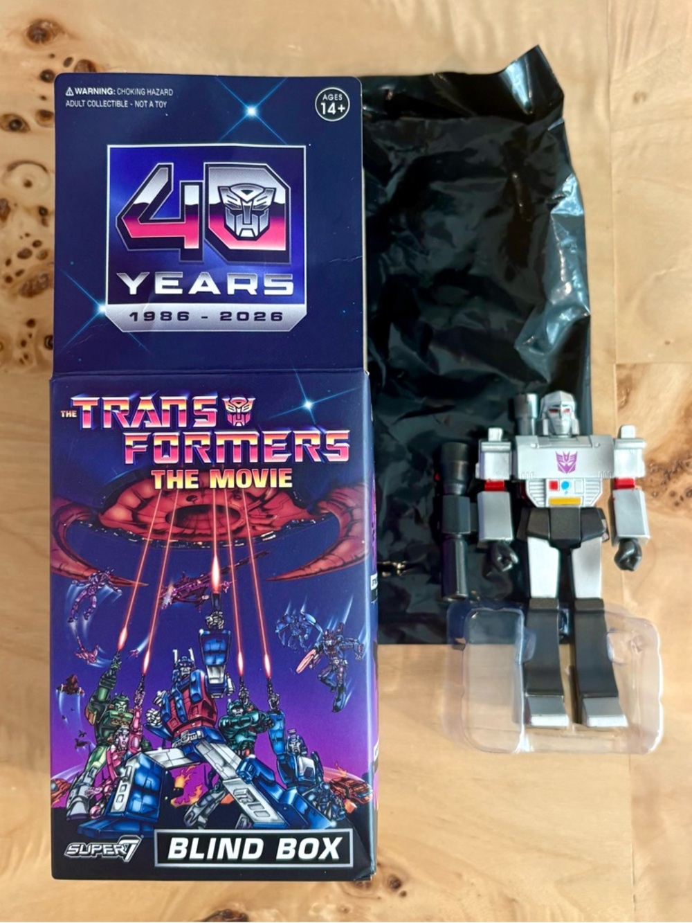 Transformers 40 Years Super7 Megatron Blind Box Figure